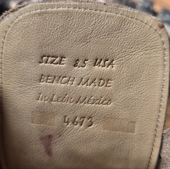 🩶Rare- BED|STÜ "Fiona" Distressed Leather Moto Victorian Combat Boots - Picture 8 of 16